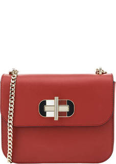 Маленькая красная сумка на цепочке Tommy Hilfiger