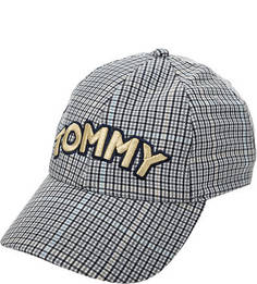 Хлопковая бейсболка в клетку Tommy Hilfiger
