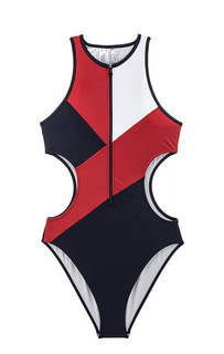 Купальный костюм с застежкой на молнию Tommy Hilfiger