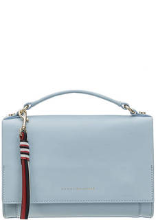 Маленькая голубая сумка на цепочке Tommy Hilfiger