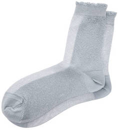 Серебристые носки из вискозы Collonil