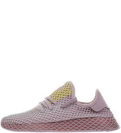 Сиреневые текстильные кроссовки Deerupt Runner W Adidas Originals