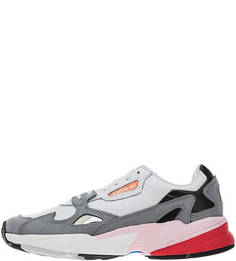 Текстильные кроссовки с кожаными вставками Falcon Adidas Originals