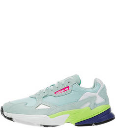 Текстильные кроссовки с вставками из кожи и замши Falcon W Adidas Originals