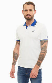 Хлопковая футболка поло белого цвета Jack & Jones