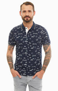 Хлопковая футболка поло с короткими рукавами Jack & Jones