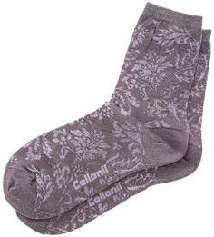 Сиреневые трикотажные носки Collonil