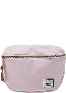 Текстильная поясная сумка розового цвета Herschel