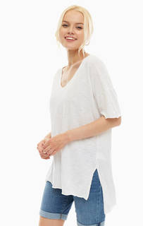 Белая туника-футболка из хлопка Mavi