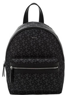 Текстильный рюкзак с монограммой бренда Dkny