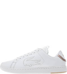 Белые кожаные кеды Carnaby Evo Lacoste