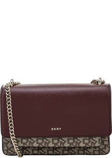 Сумка с откидным клапаном и карманами Dkny