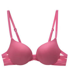 Бюстгальтер цвета фуксии с эффектом пуш-ап Calvin Klein