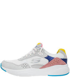 Кроссовки белого цвета на шнуровке Skechers