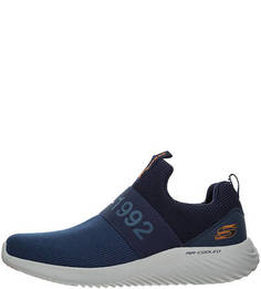Текстильные кроссовки на резинке Skechers