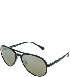 Очки с черной пластиковой оправой Ray Ban