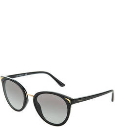 Очки в черной пластиковой оправе Vogue