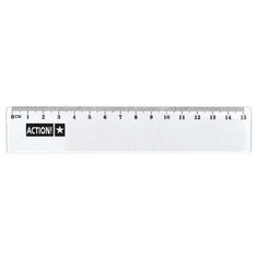 Action! Линейка пластиковая 15