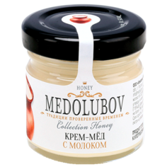 Крем-мед Medolubov с молоком