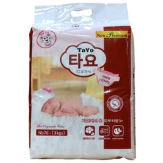 TaYo подгузники NB до 3 кг 76 шт.