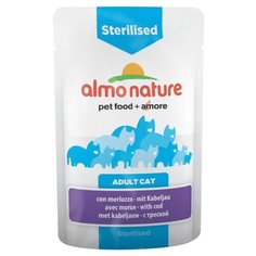 Корм для стерилизованных кошек Almo Nature