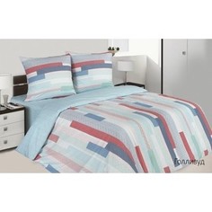 Комплект постельного белья Ecotex 1,5 сп, поплин Поэтика Голливуд (4660054342325)