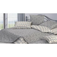 Комплект постельного белья Ecotex семейный, сатин Гармоника Аиша (4660054340925)