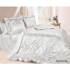 Комплект постельного белья Ecotex евро, сатин-жаккард Эстетика Джорджия (4607132579341)