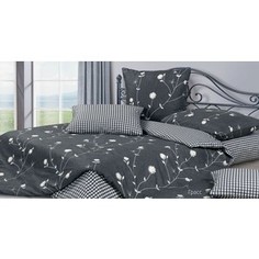 Комплект постельного белья Ecotex семейный, сатин Гармоника Грасс (4650074958057)