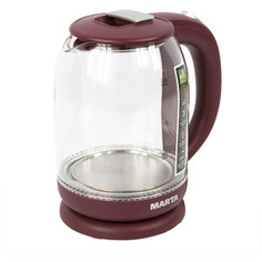 Чайник электрический Marta MT-1096 бордовый гранат