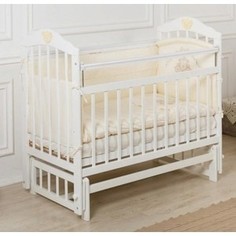 Кроватка Incanto Pali поперечный маятник белый KR-0006/0