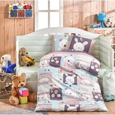 Комплект детского постельного белья Hobby home collection с одеялом поплин SNOOPY, минт, 100% Хлопок