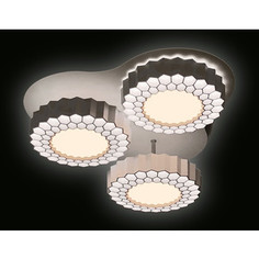 Управляемый светодиодный светильник Ambrella light FH12/3 WH 96W D500