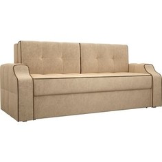 Диван еврокнижка АртМебель Манчестер вельвет бежевый