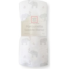 Пеленка детская тонкая SwaddleDesigns Маркизет PP Elephant/Chickies (SD-458PP)