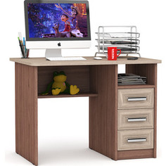 Стол письменный Мебельный двор С-МД-1-05 ясень шимо светлый/ясень шимо темный