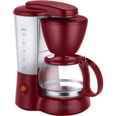 Кофеварка Lumme LU-1603 бордовый гранат