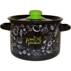 Кастрюля эмалированная 4,5 л Appetite Berry (1с17с)