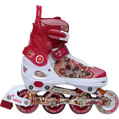 Коньки роликовые раздвижные Action PW-300 р. 29-32 Action!