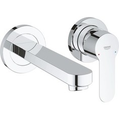 Смеситель для раковины Grohe BauEdge встраиваемый, на два отверстия (20474000)
