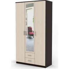 Шкаф распашной Гамма Трио 105х60 венге+вяз Gamma