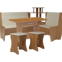 Кухонный набор Атлант Тэссера punto - бежевый, вишня оксфорд Atlant