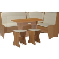 Кухонный набор Атлант Эна punto - бежевый, вишня оксфорд Atlant