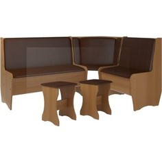 Кухонный набор Атлант Эна без стола саламандер-рыжый, вишня оксфорд Atlant