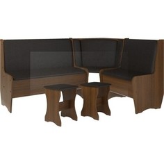 Кухонный набор Атлант Эна без стола punto - коричневый, орех экко Atlant