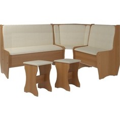 Кухонный набор Атлант Эна без стола punto - бежевый, вишня оксфорд Atlant