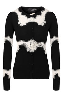 Кардиган из смеси шерсти и хлопка Dolce & Gabbana