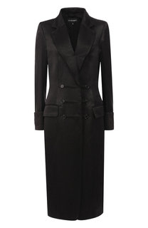 Пальто из смеси льна и шелка Ann Demeulemeester