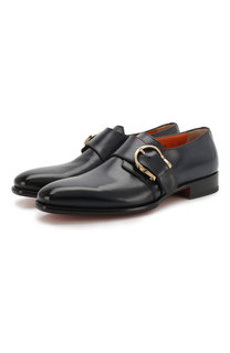 Кожаные монки Santoni