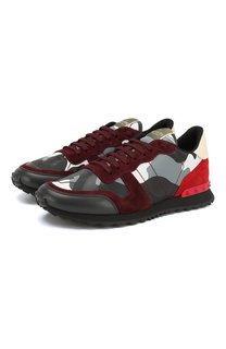 Комбинированные кроссовки Valentino Garavani Rockrunner Valentino